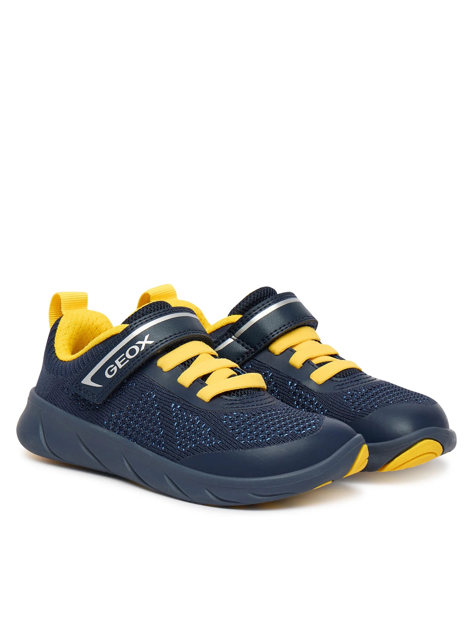 Geox pantofi baieti sport Barefoot Foot-Run 26-34 Navy/Yellow