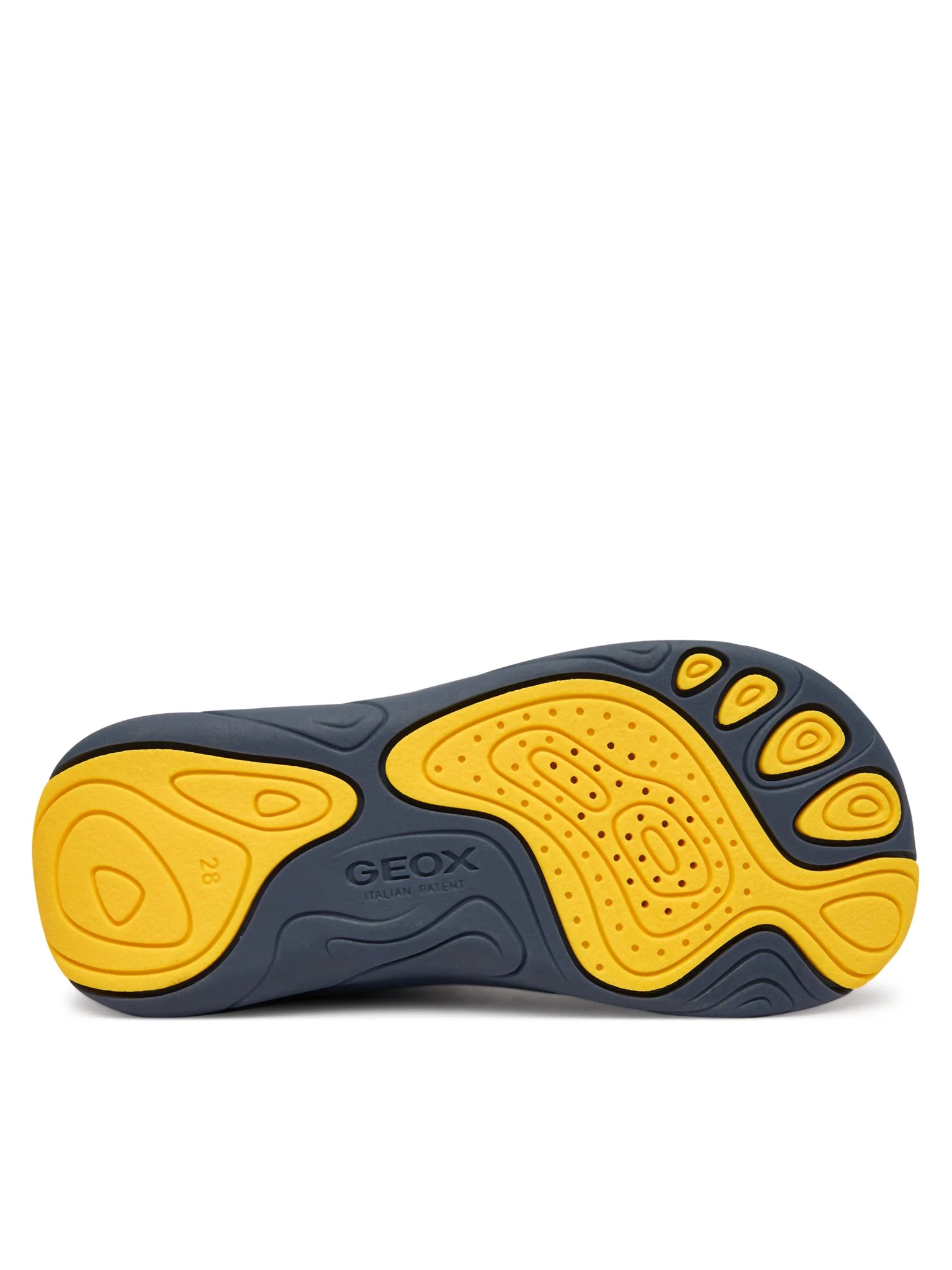 Geox pantofi baieti sport Barefoot Foot-Run 26-34 Navy/Yellow