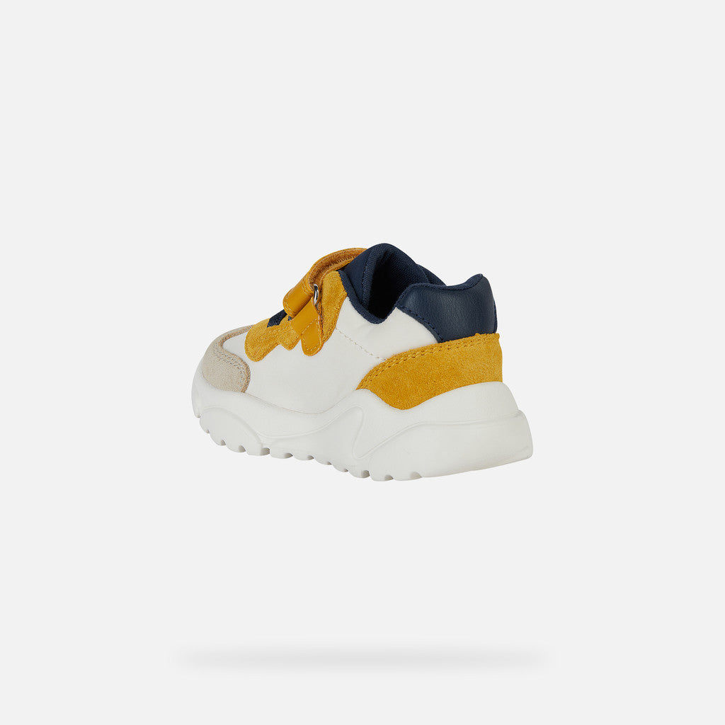 Geox pantofi baieti sport Ciufciuf 20-27 Taupe/Ochre Yellow