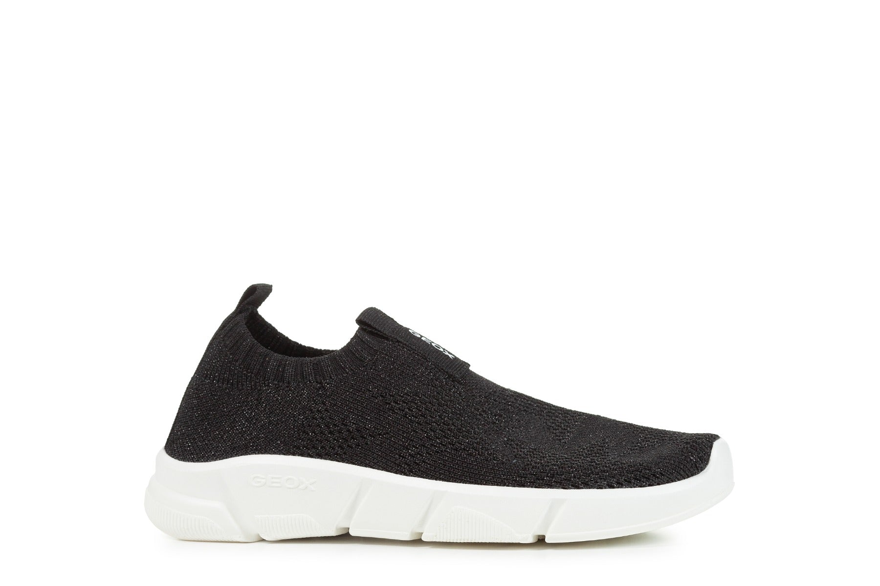 Geox pantofi baieti sport cu efect tricotat 28-39 Aril Black