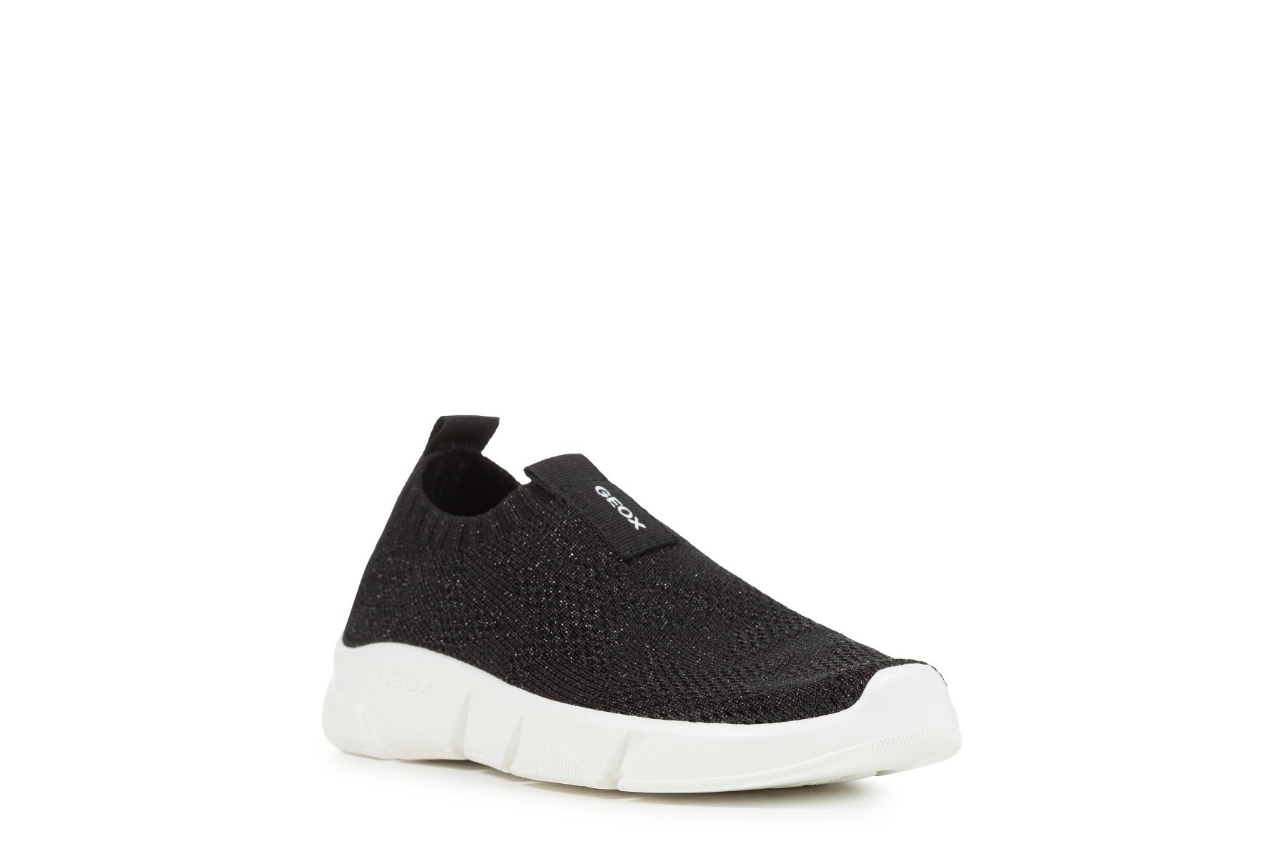 Geox pantofi baieti sport cu efect tricotat 28-39 Aril Black Imagine principală a produsului