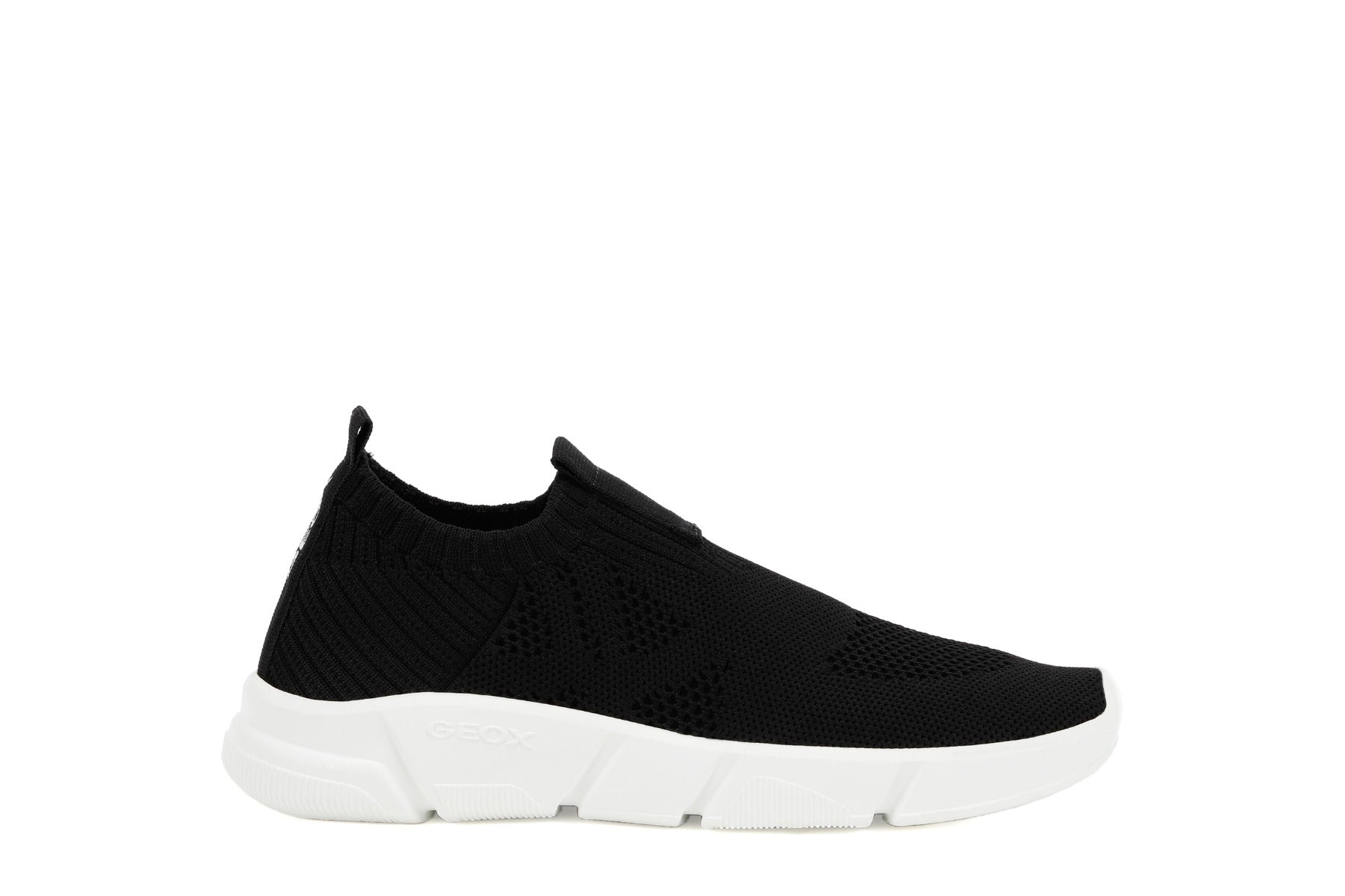 Geox pantofi baieti sport cu efect tricotat 28-39 Aril Black