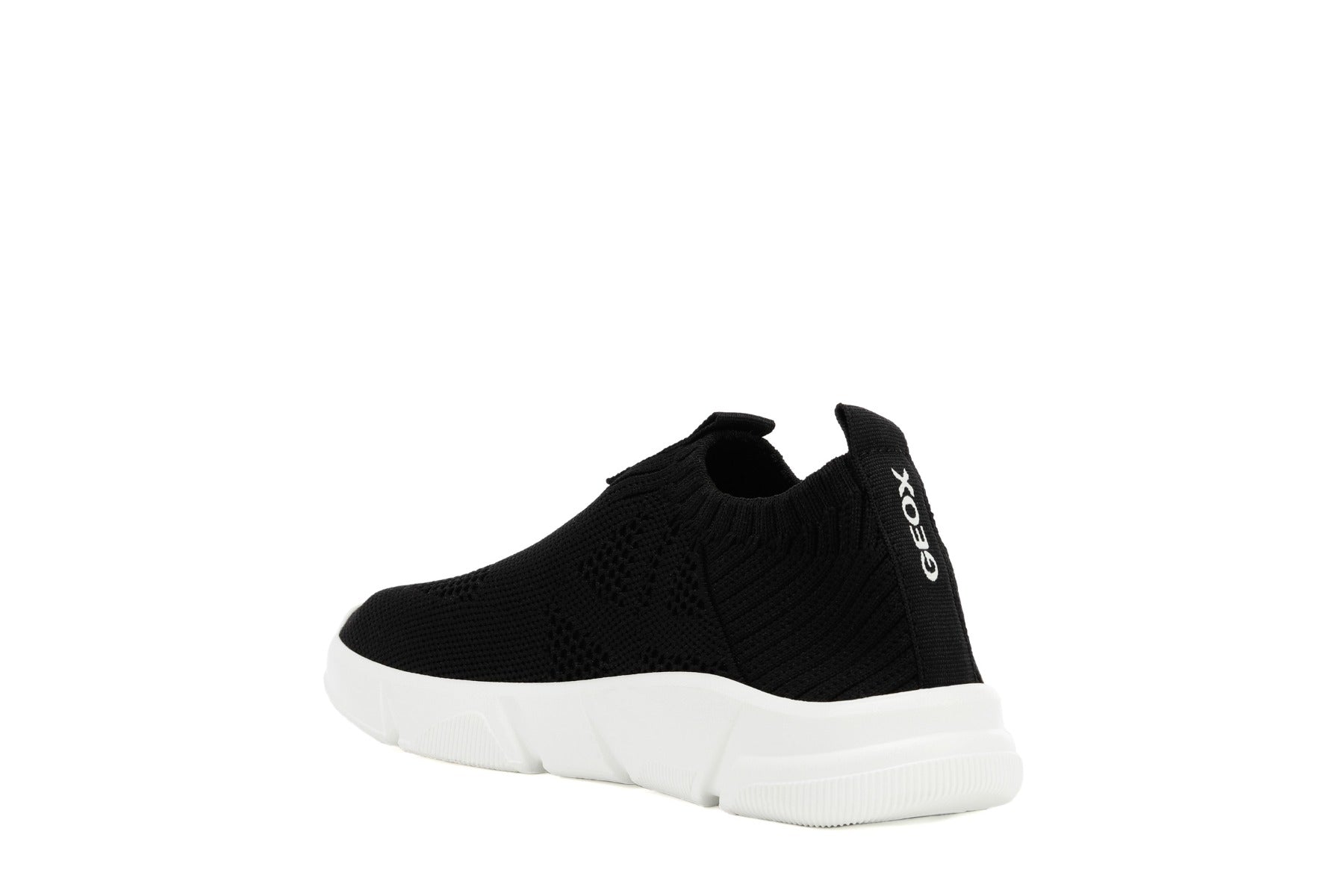 Geox pantofi baieti sport cu efect tricotat 28-39 Aril Black