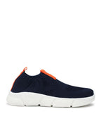 Geox pantofi baieti sport cu efect tricotat 28-39 Aril Navy/Orange