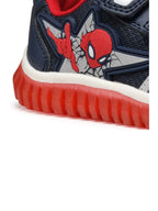 Geox pantofi baieti sport cu LED 20-27 Lightyloo Navy/Red Spiderman