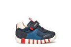 Geox pantofi baieti sport cu scai 18-26 Lupidoo Albastru