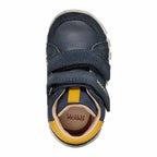 Geox pantofi baieti sport cu scai 18-26 Navy/Ochre