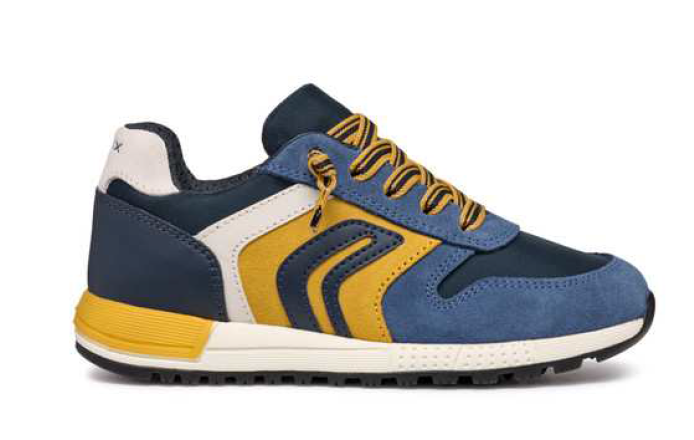Geox pantofi baieti sport cu siret 28-36 Jens/Yellow Imagine principală a produsului