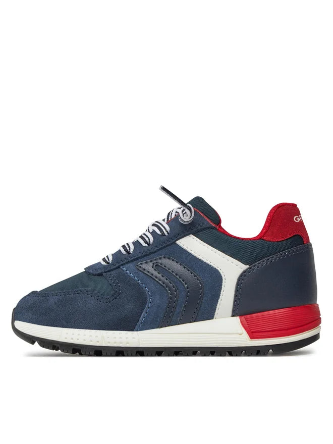 Geox pantofi baieti sport cu siret Alben 28-35 Navy/Avio