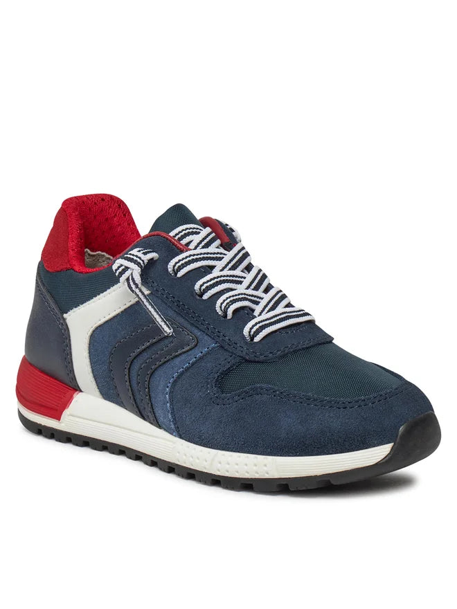 Geox pantofi baieti sport cu siret Alben 28-35 Navy/Avio