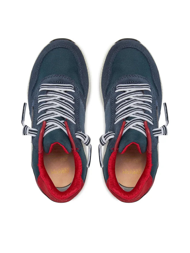 Geox pantofi baieti sport cu siret Alben 36-37 Navy/Avio
