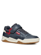 Geox pantofi baieti sport cu siret si scai 28-36 Navy/Dark Red