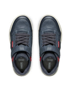 Geox pantofi baieti sport cu siret si scai 28-36 Navy/Dark Red