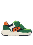 Geox pantofi baieti sport Flexyper Mini 20-27 Green/Orange