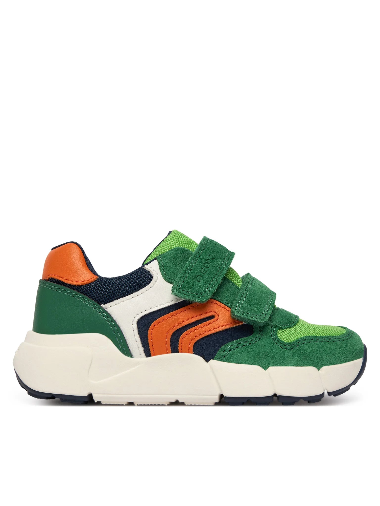Geox pantofi baieti sport Flexyper Mini 20-27 Green/Orange