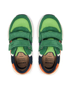 Geox pantofi baieti sport Flexyper Mini 20-27 Green/Orange
