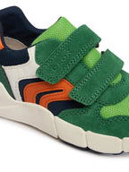 Geox pantofi baieti sport Flexyper Mini 20-27 Green/Orange