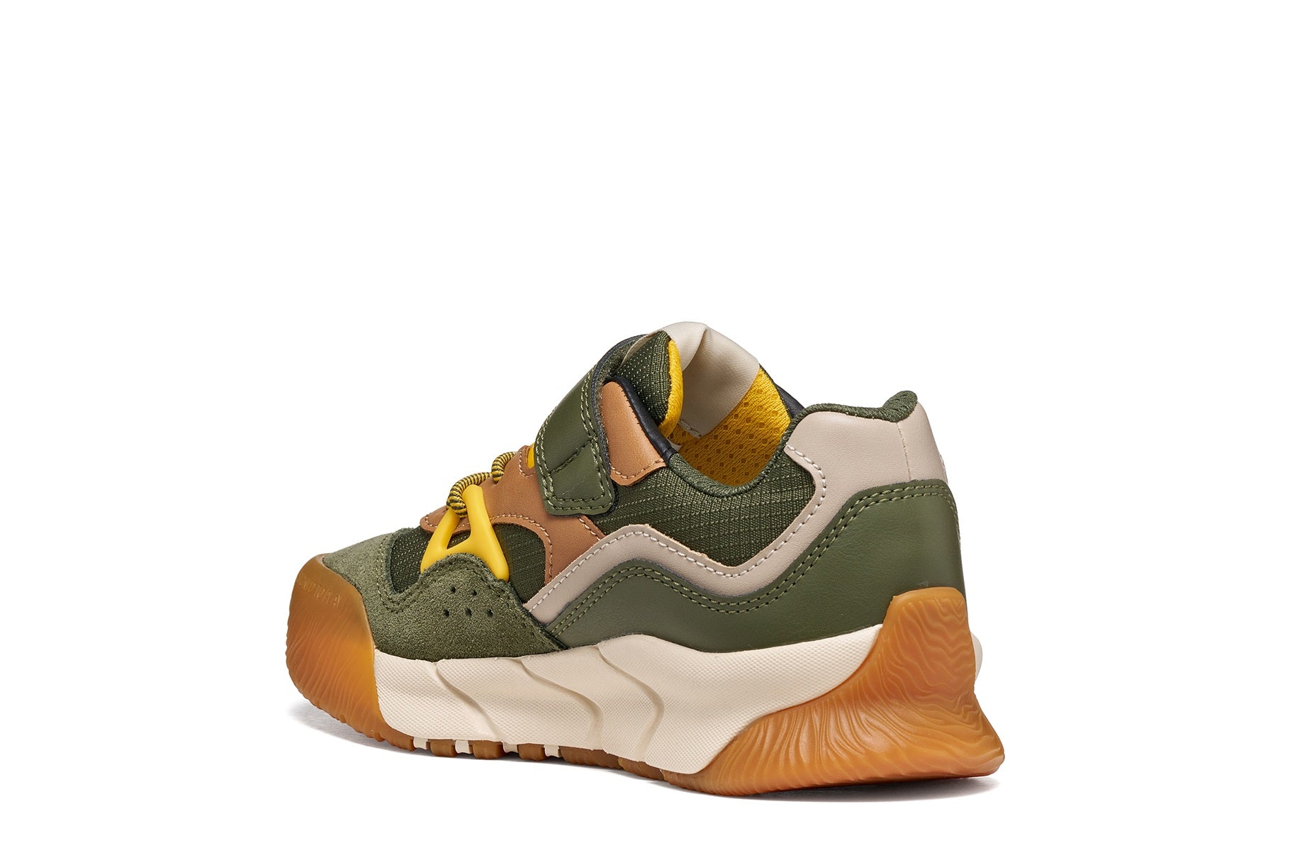 Geox pantofi baieti sport Flexyper Pro 28-36 Miltary/Yellow