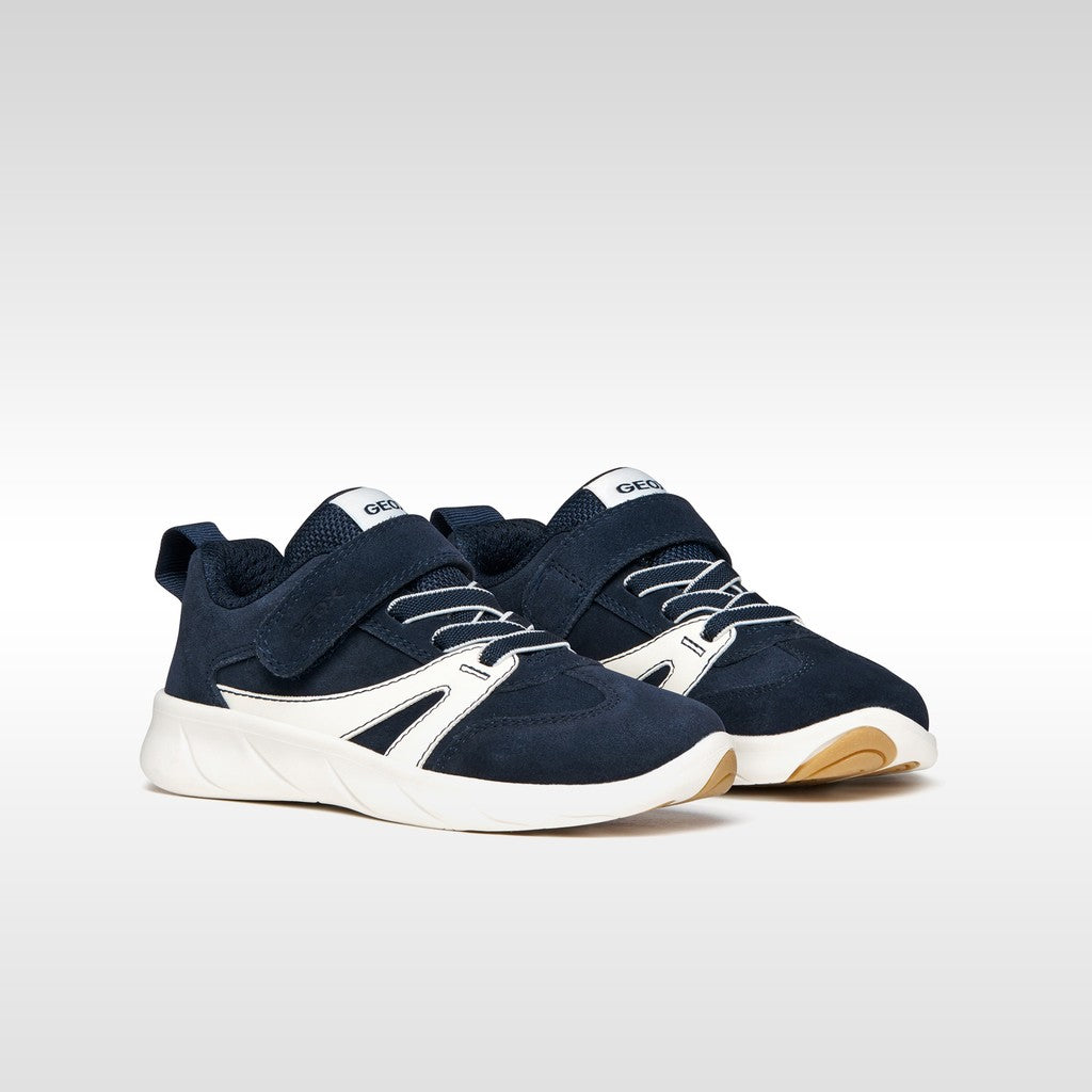 Geox pantofi baieti Barefoot sport Foot-Run 28-35 Dark Navy/White