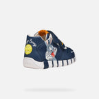 Geox pantofi baieti sport Iupidoo 20-26 Light Navy cu Bugs Bunny