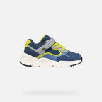 Geox pantofi baieti sport Loftus 28-36 Denim/Grey