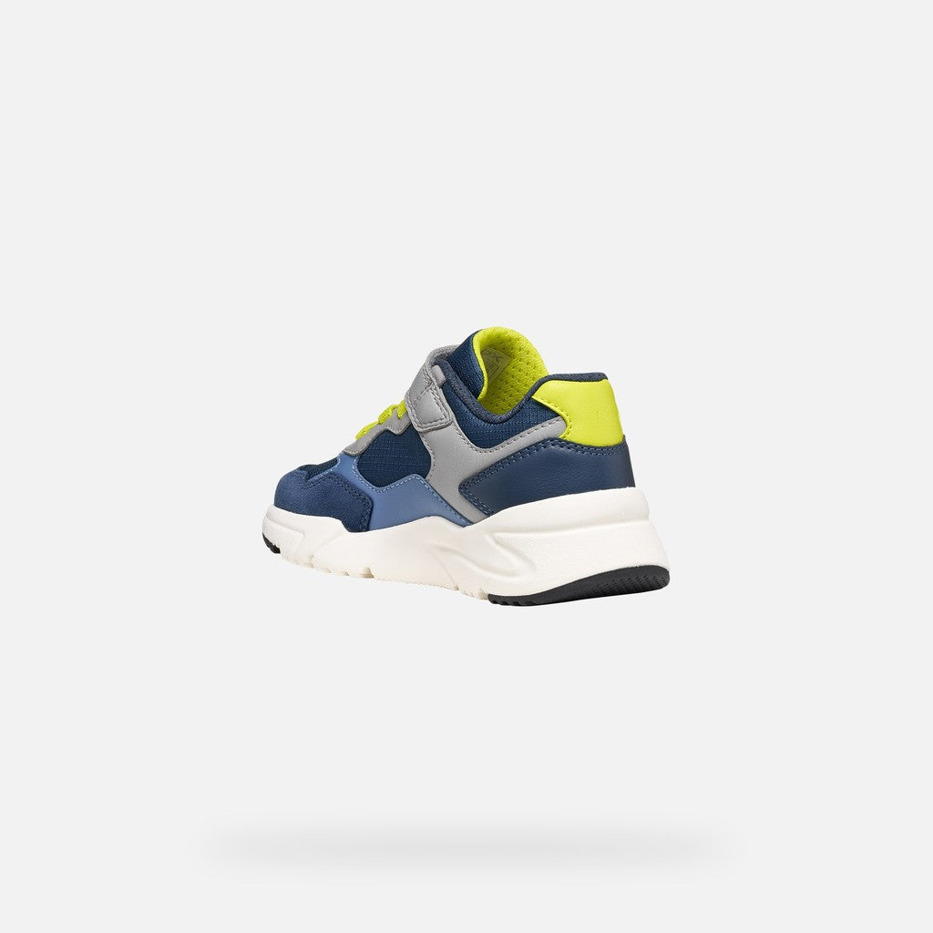 Geox pantofi baieti sport Loftus 28-36 Denim/Grey