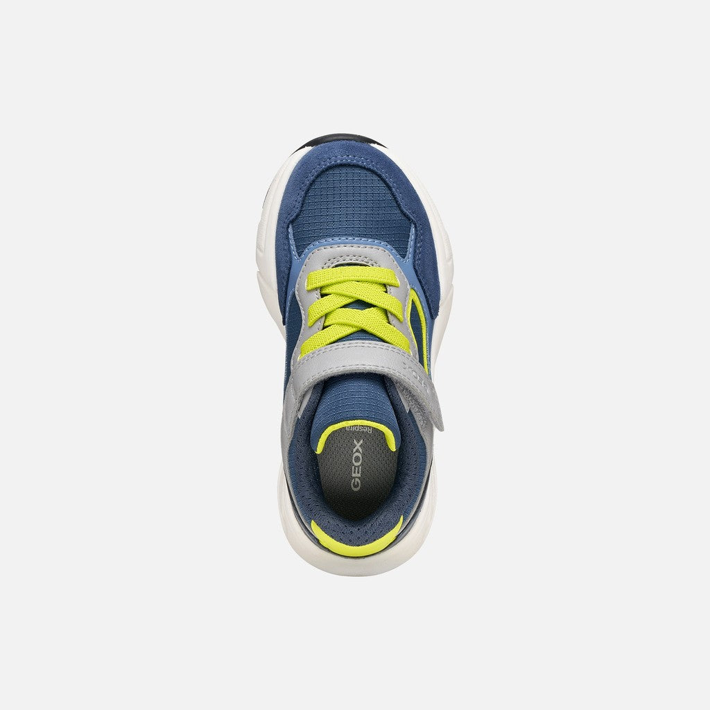 Geox pantofi baieti sport Loftus 28-36 Denim/Grey