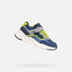 Geox pantofi baieti sport Loftus 28-36 Denim/Grey