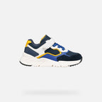 Geox Respira pantofi baieti sport Loftus 28-36 Navy/White