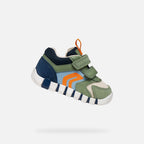 Geox pantofi baieti sport Primii Pasi Iupidoo 18-26 Olive/Navy