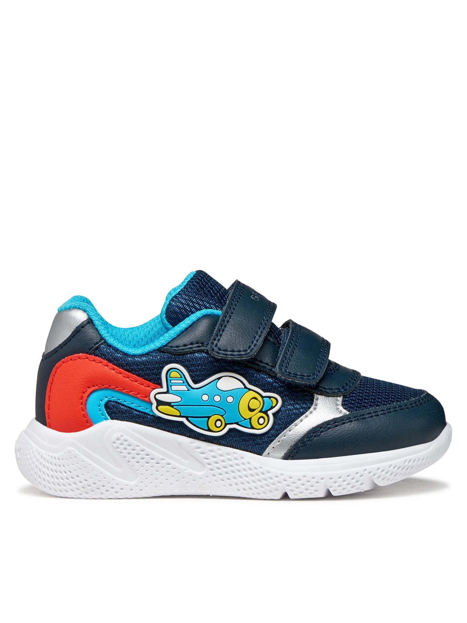 Geox pantofi baieti sport Sprintye 20-27 Navy/Azure cu avion