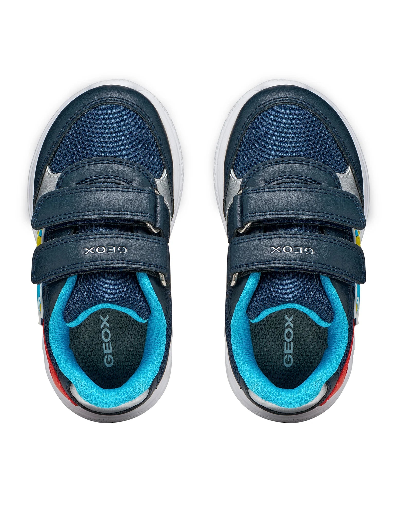 Geox pantofi baieti sport Sprintye 20-27 Navy/Azure cu avion