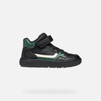 Geox pantofi baieti Theleven 28-35 Black/Green