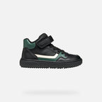 Geox pantofi baieti Theleven 28-35 Black/Green