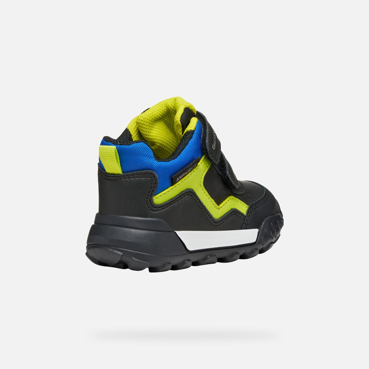 Geox pantofi baieti Trekkyup Amphibiox 24-27 Black/Fluo Green