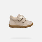 Geox pantofi fete 18-26 Macchia Beige cu inimioare