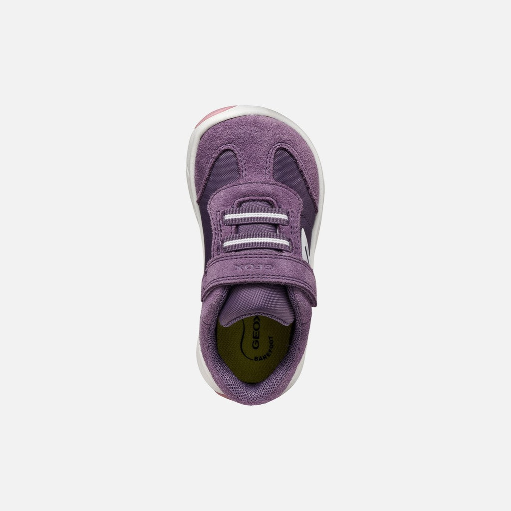 Geox pantofi fete Barefoot Foot-Run 20-27 Light violet/White