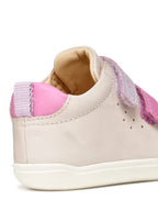 Geox pantofi fete Barefoot Steppieup 20-27 Ivory/Dark Pink