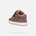 Geox pantofi fete Biglia 18-26 Dark Rose cu inimioare