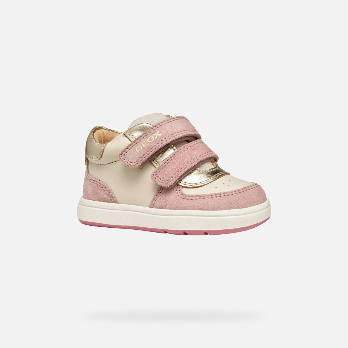 Geox pantofi fete Biglia 18-26 Light Ivory/Old Rose