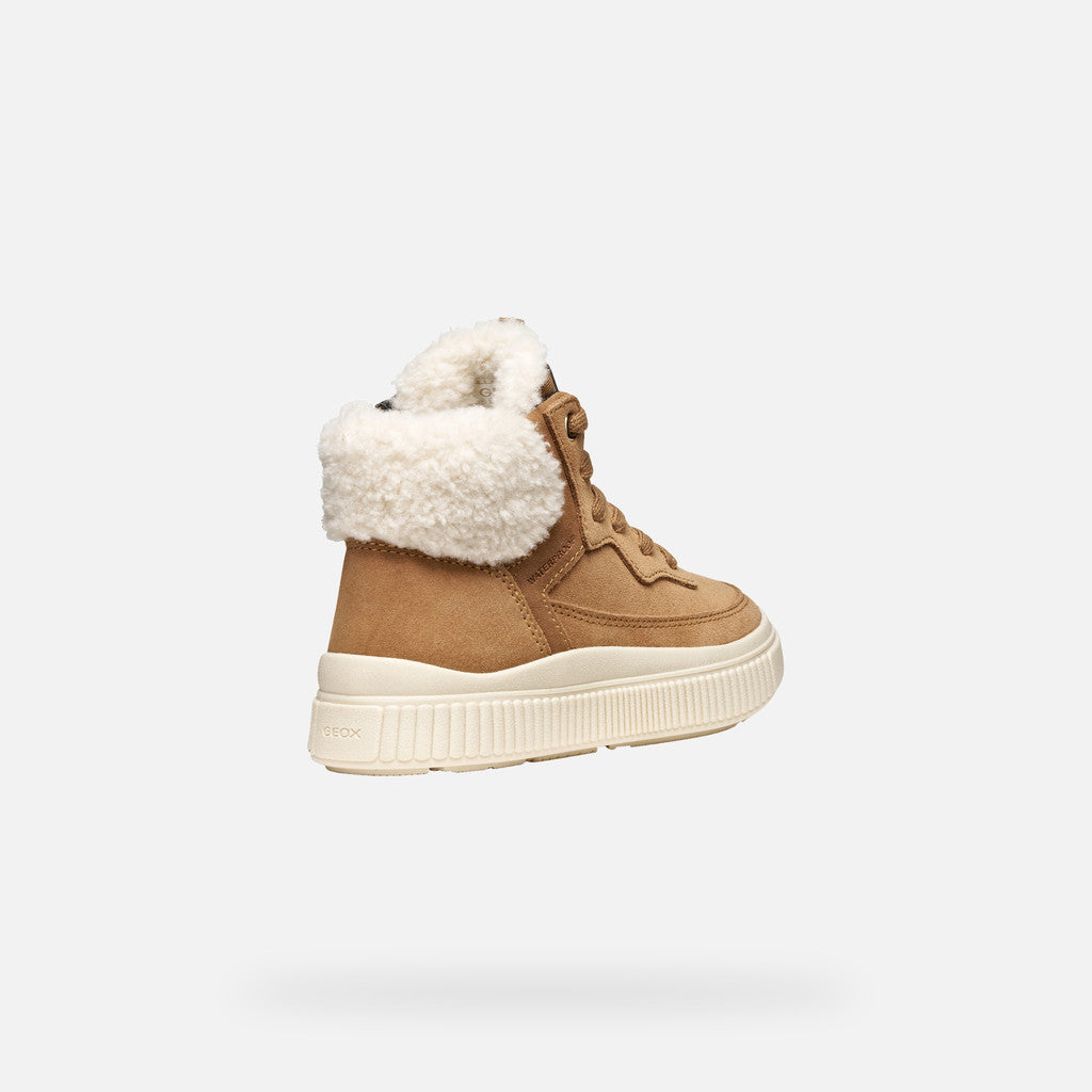 Geox pantofi fete captusiti Laquinny 28-35 Whisky