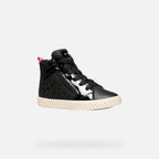 Geox pantofi fete captusiti Mirroless 36-37 Black