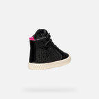 Geox pantofi fete captusiti Mirroless 36-37 Black