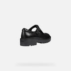 Geox pantofi fete classici pentru scoala Casey 28-34 Black 