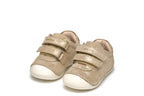 Geox pantofi fete cu scai 18-23 Beige/Platinum perlat