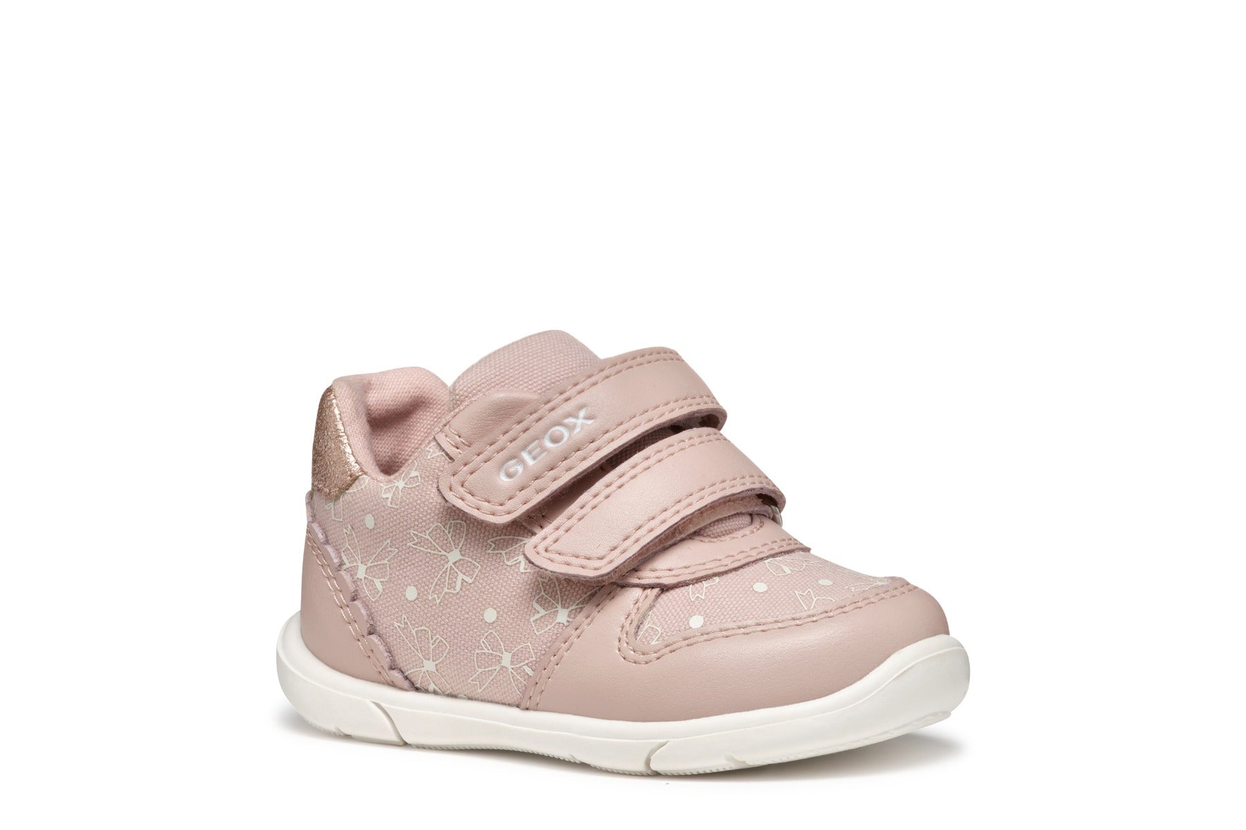 Geox pantofi fete cu scai 18-23 Roz cu fundite