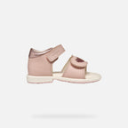 Geox pantofi fete cu scai 20-23 Light Rose