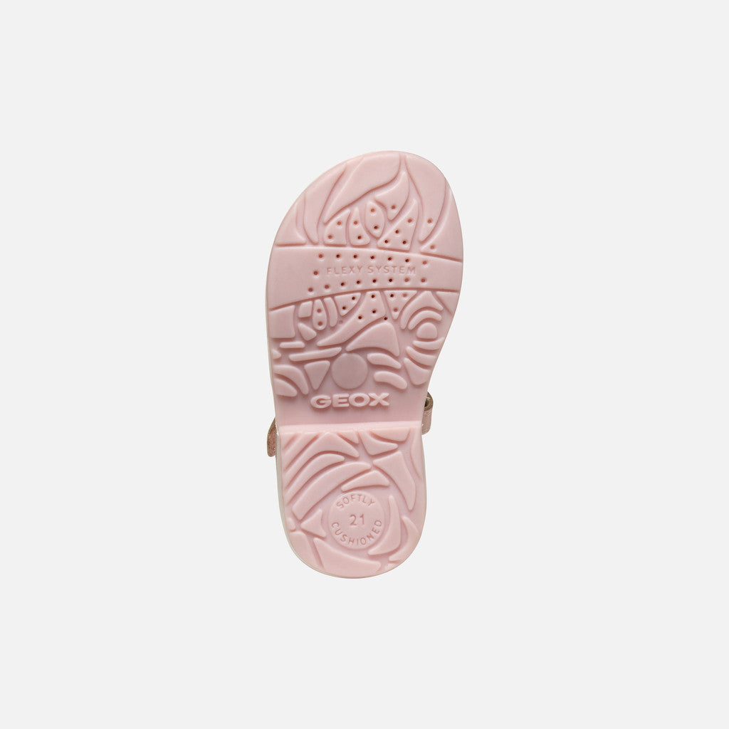 Geox pantofi fete cu scai 20-23 Light Rose
