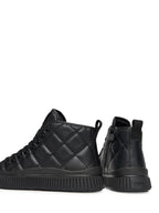 Geox pantofi fete cu siret Laquinny 28-35 Black mat