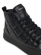 Geox pantofi fete cu siret Laquinny 28-35 Black mat